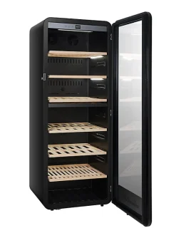 Cave de Vieillissement Double Zone APOGEE DZ - La Sommelière - Noir - l65.5- L0.1- P69- h177