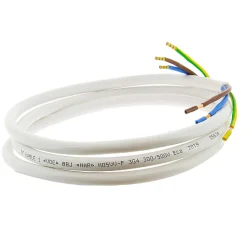 Câble HO5VVF 3G4 2 m C00295719 pour Cuisinière CARREFOUR HOME, HOTPOINT ARISTON, INDESIT, WHIRLPOOL