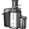 Centrifugeuse Techwood TCFI-1056 - 800 W INOX - Récipient pulpe (capacité 1,5 litre)- Récipient à jus amovible - Coloris Noir