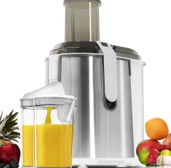 Centrifugeuse 1300W Disque Titane, Ouverture XXL 75mm