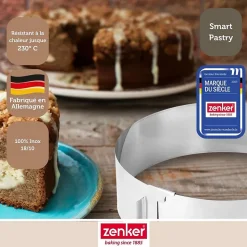 Cercle à pâtisserie réglable Zenker Smart Pastry