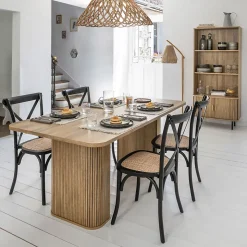 Chaise Isak - hêtre - noir - Atmosphera