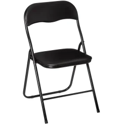 Chaise pliante 5Five H. 79,5 cm métal noir