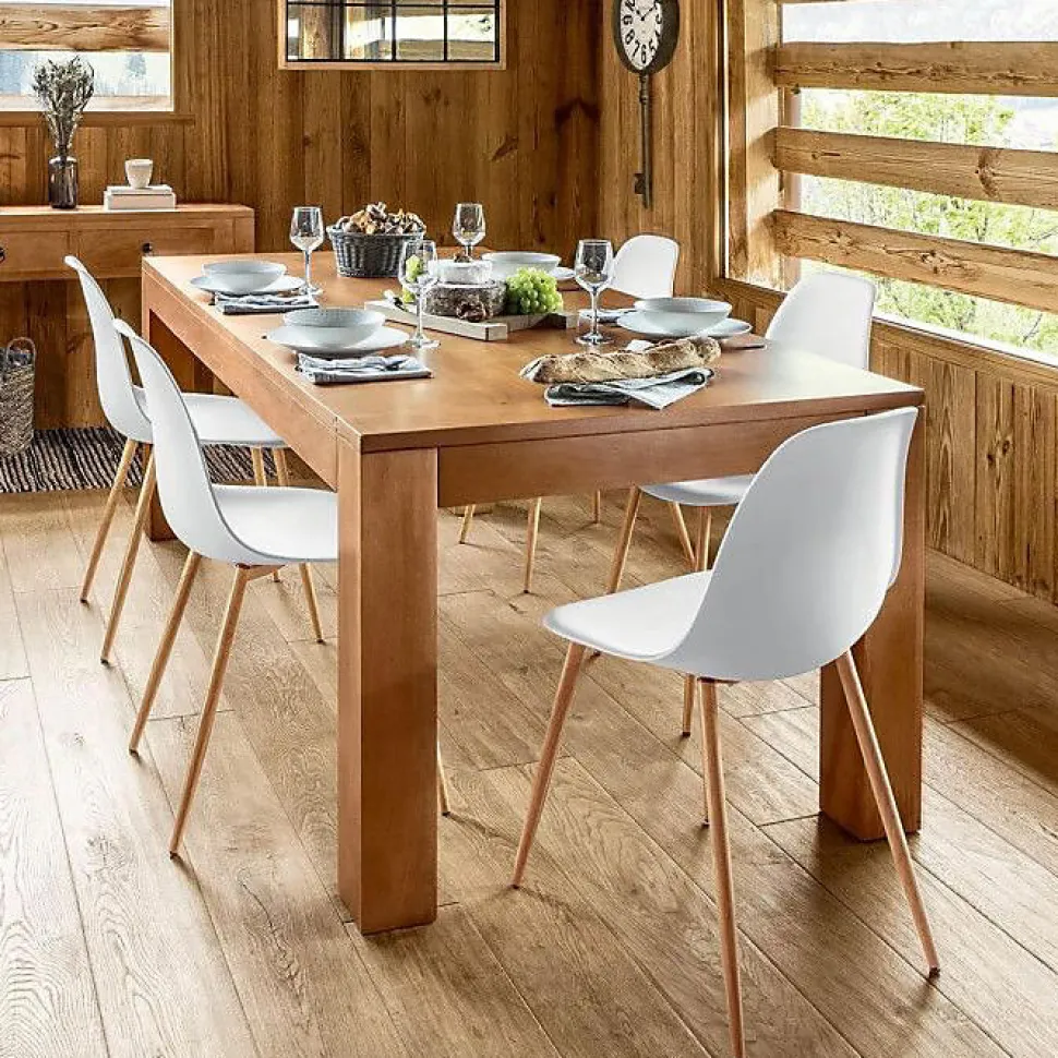 Chaise Taho 44cm blanc - Atmosphera