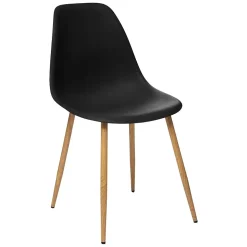 Chaise Taho 44cm noir - Atmosphera