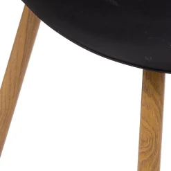 Chaise Taho 44cm noir - Atmosphera