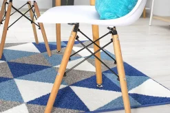 Chaise Valora OSAKA blanche, pieds naturels, design ergonomique x2