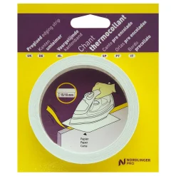 Chant mélaminé thermocollant Nordlinger Pro blanc 19 mm x 5 m