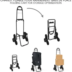 Chariot de course avec sac isotherme VOUNOT