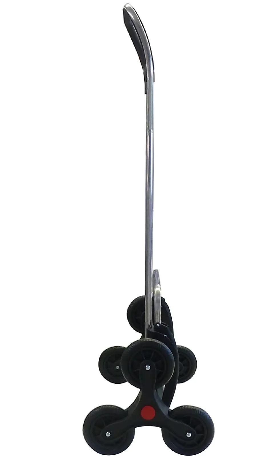 Chariot de courses 6 roues Rolser Saquet noir 43L H. 107 x l. 47,5 x P. 39,5cm