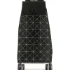 Chariot de courses 2 roues Rolser Imax noir et blanc à motif géométrique 43L H.104 x l.41 x P.32,5cm