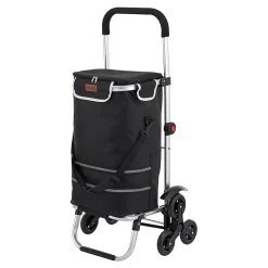 Chariot de courses Neef noir en.casa