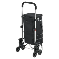 Chariot de courses Neef noir en.casa