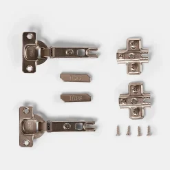 Charnière façade Titus 110° GoodHome métal H. 1,8 cm x L. 10,7 cm vendue par 2