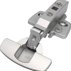 Charnière invisible à montage rapide Sensys - Hettich - Angle d'ouverture 110 degré - Entraxe 52 mm - Coudure 0 mm