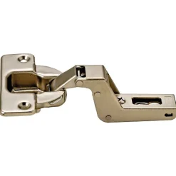 Charnière invisible à visser série F pour porte épaisse coudé 22 argent - SALICE - CFA7P99