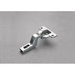 Charnière invisible à visser série F pour porte épaisse coudé 22 argent - SALICE - CFA7P99