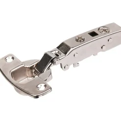 Charnière invisible à visser Sensys - Hettich - Angle d'ouverture 95 degré - Entraxe 52 mm - Coudure 0 mm