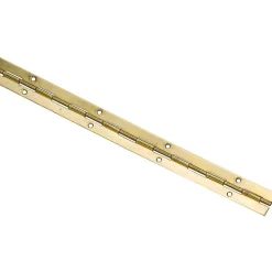 Charnière piano à nœud roulé en acier laitonné - Monin - 32 mm