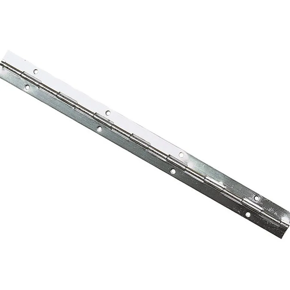 Charnière piano à nœud roulé en acier nickelé - Monin - 40 mm