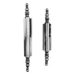 Charnière universelle 70mm acier poli à vase - BROS - CU70XF10