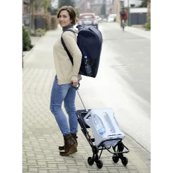 Charot de courses avec siège - Sac isotherme 35 L