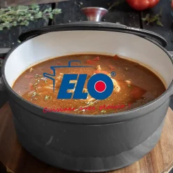 Cocotte 26 cm en fonte émaillée gris classique 4.5 L Elo