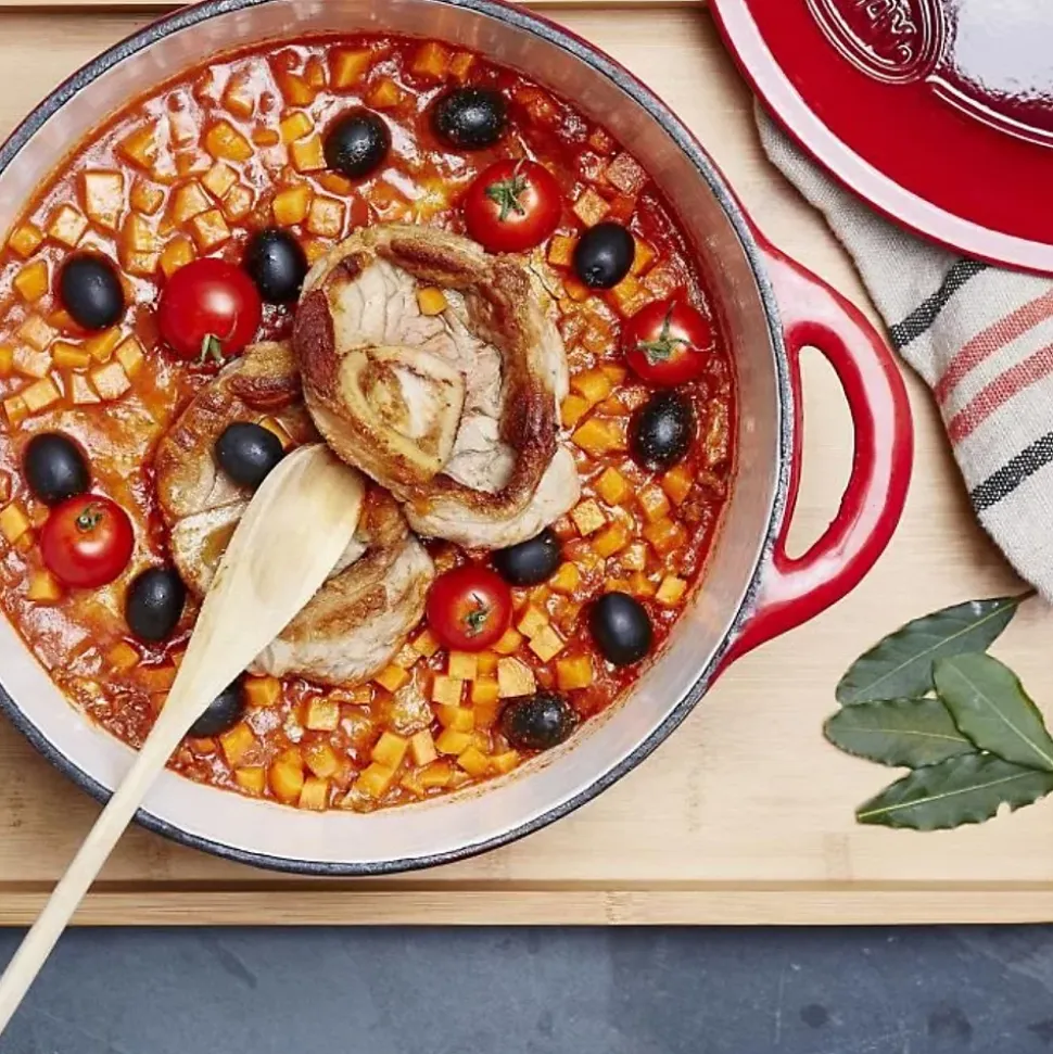 Cocotte ovale en fonte d'acier émaillée 36 cm - 9 L