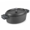 Cocotte ovale en fonte d'aluminium 6.3 litres