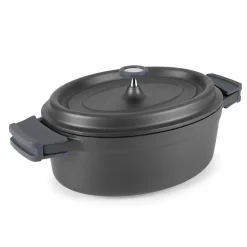 Cocotte ovale en fonte d'aluminium 6.3 litres