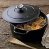 Cocotte ronde 26 cm chasseur noir interieur noir