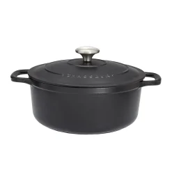 Cocotte ronde 26 cm chasseur noir interieur noir