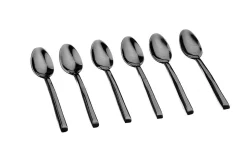 Coffret 6 petites cuillères OLAF - Black