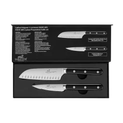 Coffret préparer office 9cm + mini santoku 12cm Lion Sabatier 764180 egide