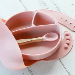 Coffret repas comme un grand Assiette Cuillère Bavoir