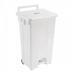 Collecteur à pédale 100 L - couvercle blanc