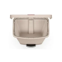 Collecteur déchets à pédale Slim Jim 50 litres - Jaune