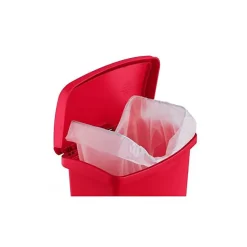 Collecteur déchets à pédale Slim Jim 50 litres - Jaune