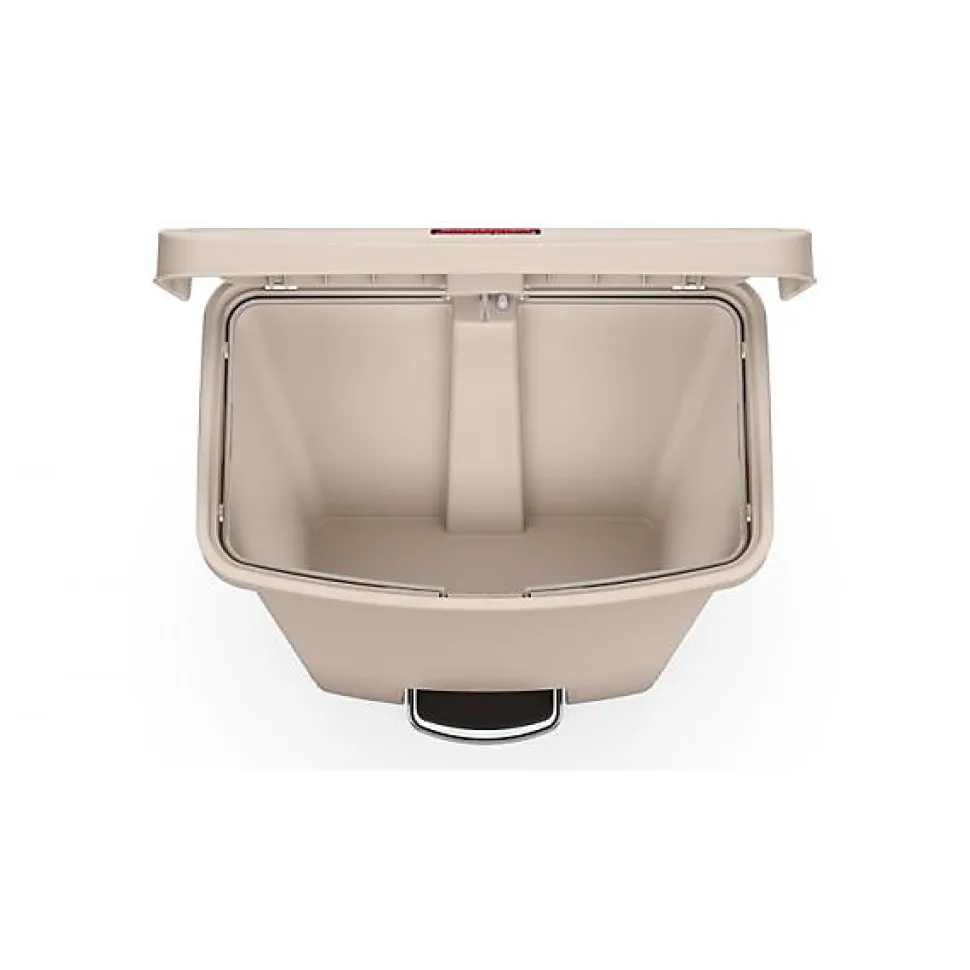 Collecteur déchets à pédale Slim Jim 50 litres - Gris