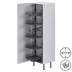Colonne coulissante 5 niveaux GoodHome Enden Pèbre 60 cm