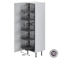 Colonne coulissante 5 niveaux GoodHome Enden Pèbre 60 cm