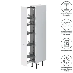 Colonne coulissante GoodHome Pebre 30 cm, 5 niveaux