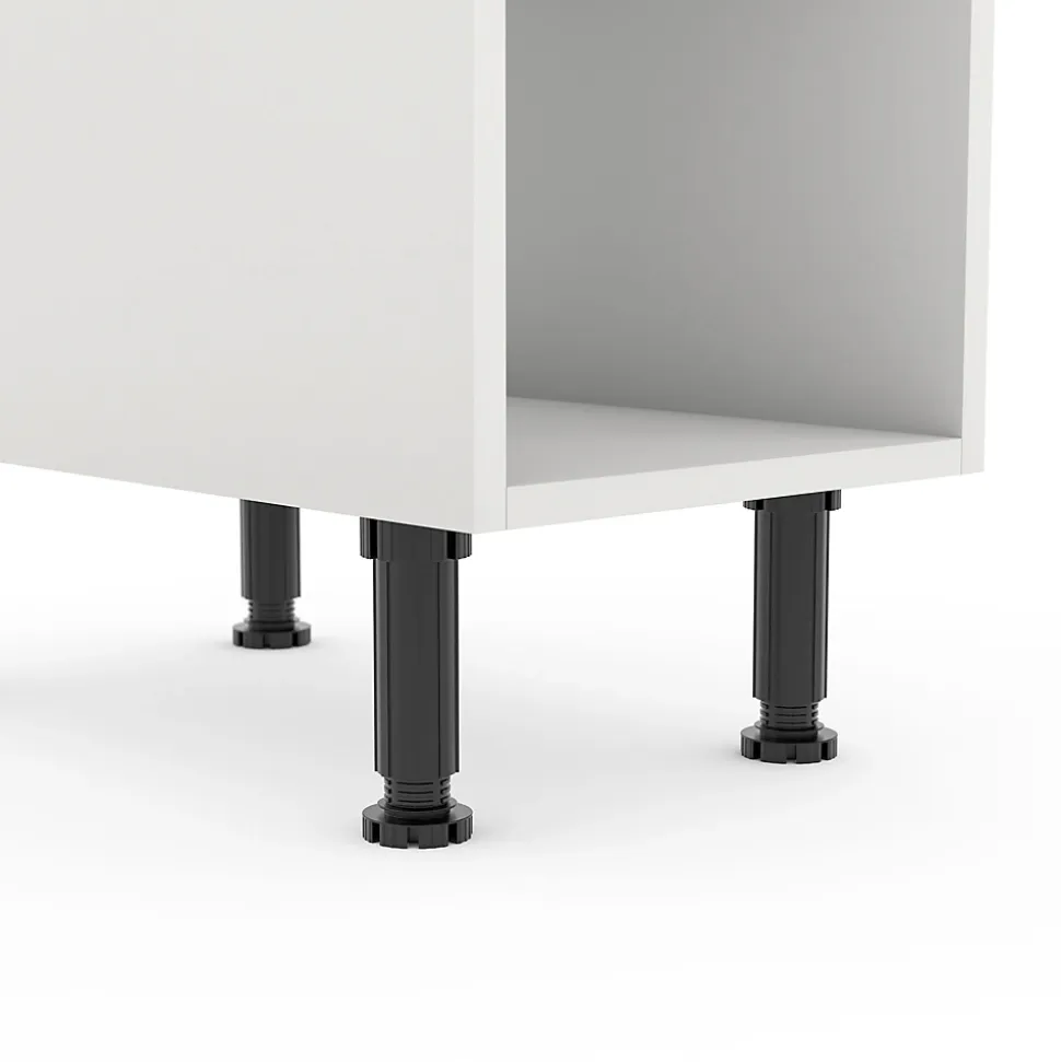 Colonne de cuisine avec tablettes GoodHome blanc L. 30 x H. 216 cm