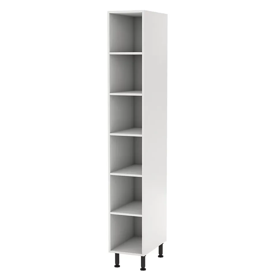Colonne de cuisine avec tablettes GoodHome blanc L. 30 x H. 234 cm