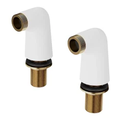 Colonnette blanc mat GoodHome vendue par 2