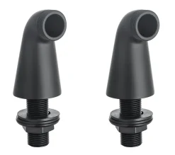 Colonnette pour mitigeur bain/douche sur baignoire, noir, Edouard Rousseau