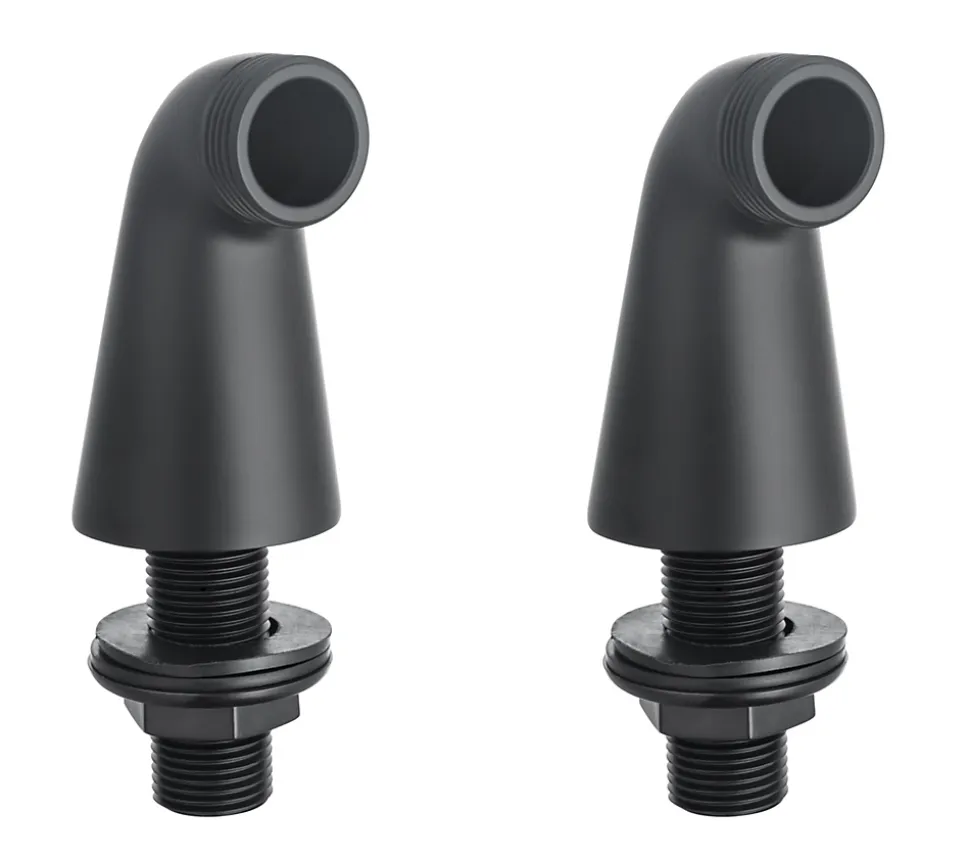 Colonnette pour mitigeur bain/douche sur baignoire, noir, Edouard Rousseau