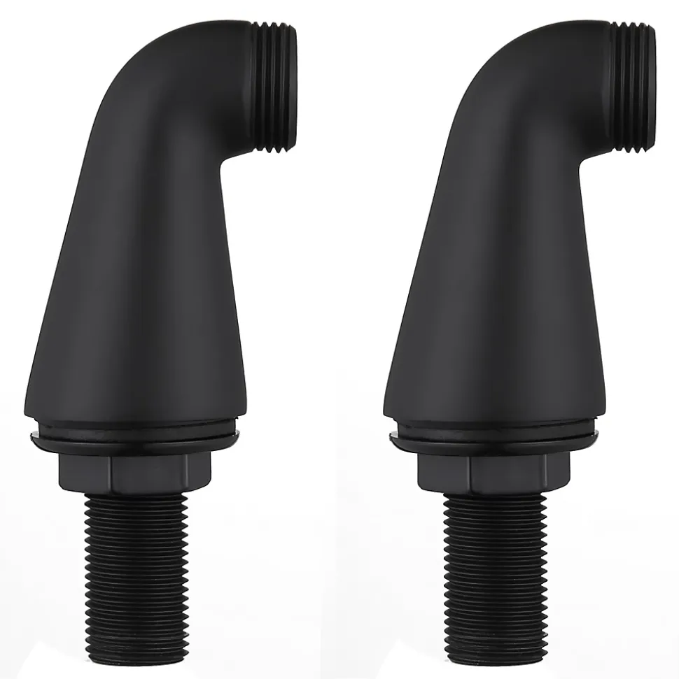 Colonnette pour mitigeur bain/douche sur baignoire, noir, Edouard Rousseau