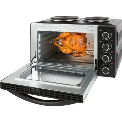 Combiné four 28L et double plaques de cuission Clatronic KK3786