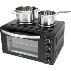 Combiné four 28L et double plaques de cuission Clatronic KK3786